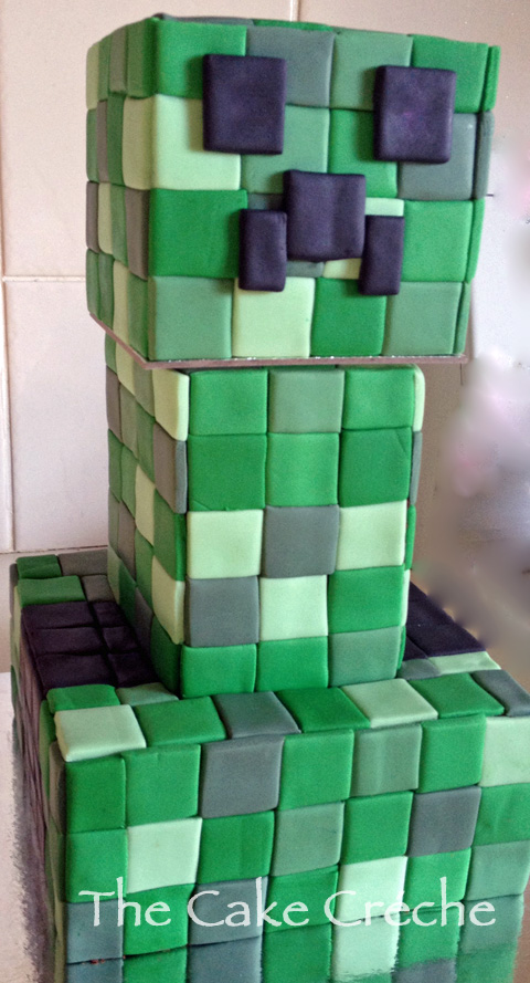 Minecraft creeper birthday cake  pikecorinne  Flickr