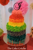 Rainbow Rosette cake